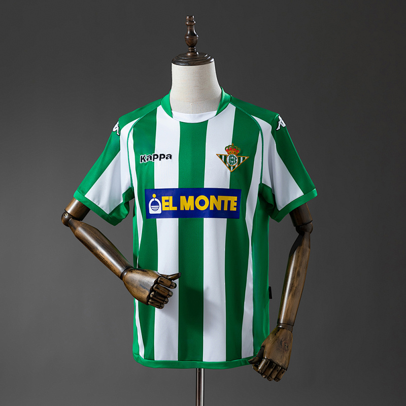 Camiseta retro del Real Betis 01-02 (tallas S-XXL)